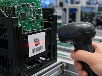 PCBA component lot tracking
