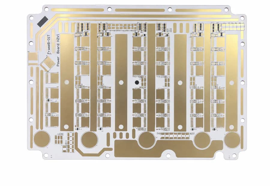 Metal core printed circuit board sample