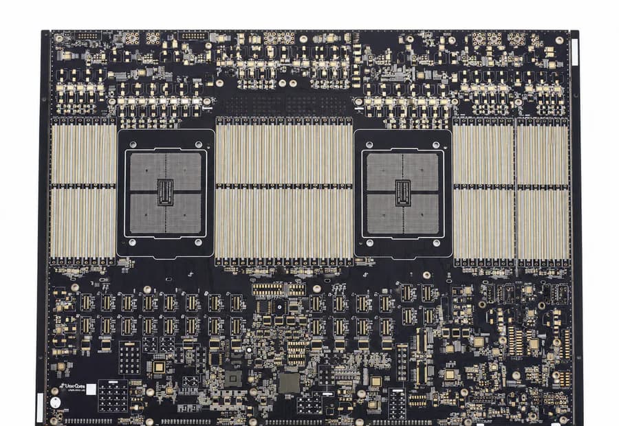 Multilayer printed circuit board sample